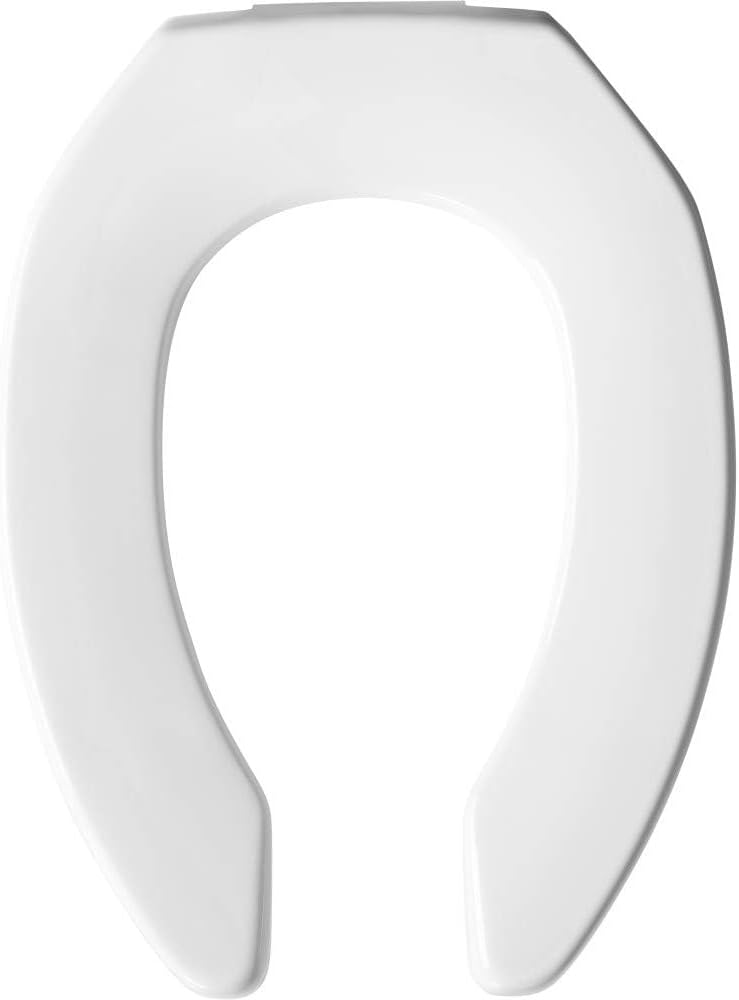 BEMIS 3L2155T 000 Medic-Aid 3" Lift Raised Open Front Plastic Toilet Seat, ELONGATED, Long Lasting Solid Plastic, White