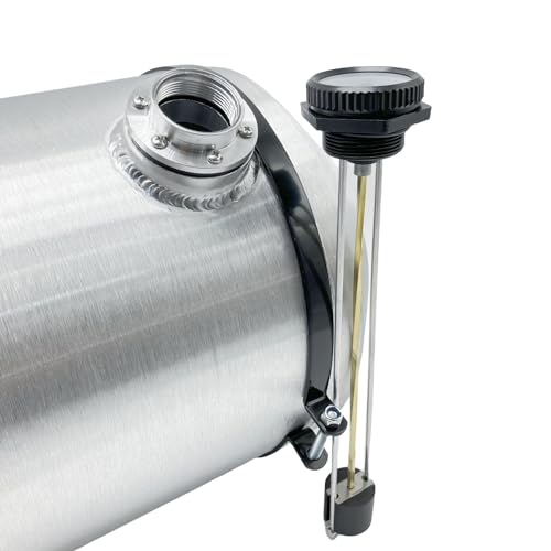 JSD 4 Gallon 8x20 Aluminum Gas Tank / Fuel Cell 3/8 NPT Outlet With Level Gauge Center Fill - Thumbnail 6