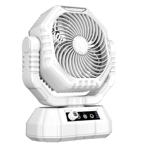 AJVV Portable Fan, 3 Speeds, Battery Rechargeable...