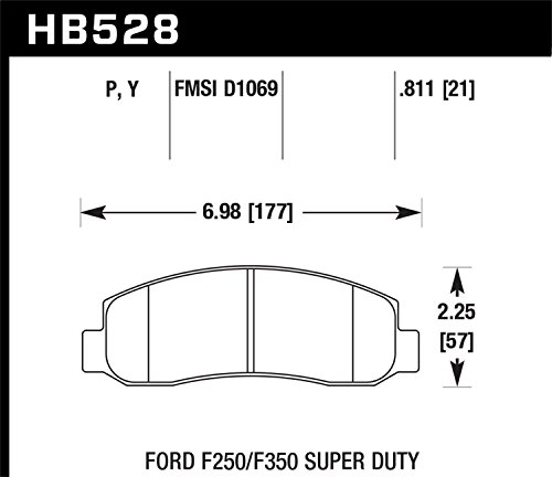 Hawk Performance Hb528Y.811 Lts Brake Pad #TOP2