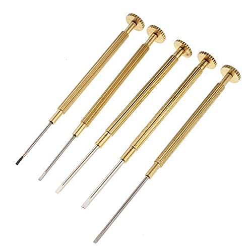 ATORSE 2x5pcs Watch Screwdrivers Set Kit Jewelers Flat Repai...