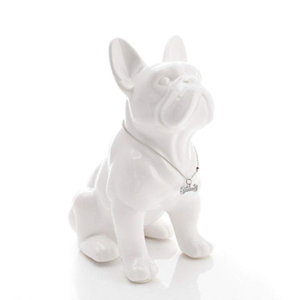 Céramique moderne de jardin blanche d'exception pour décoration raffinée 23cm