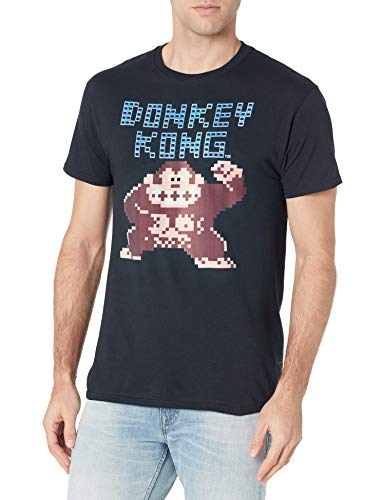 Ideas for Christmas Gifts for Your Retro Gamer Husband 25 Nintendo Men's Press Start T-Shirt, Black, X-Large