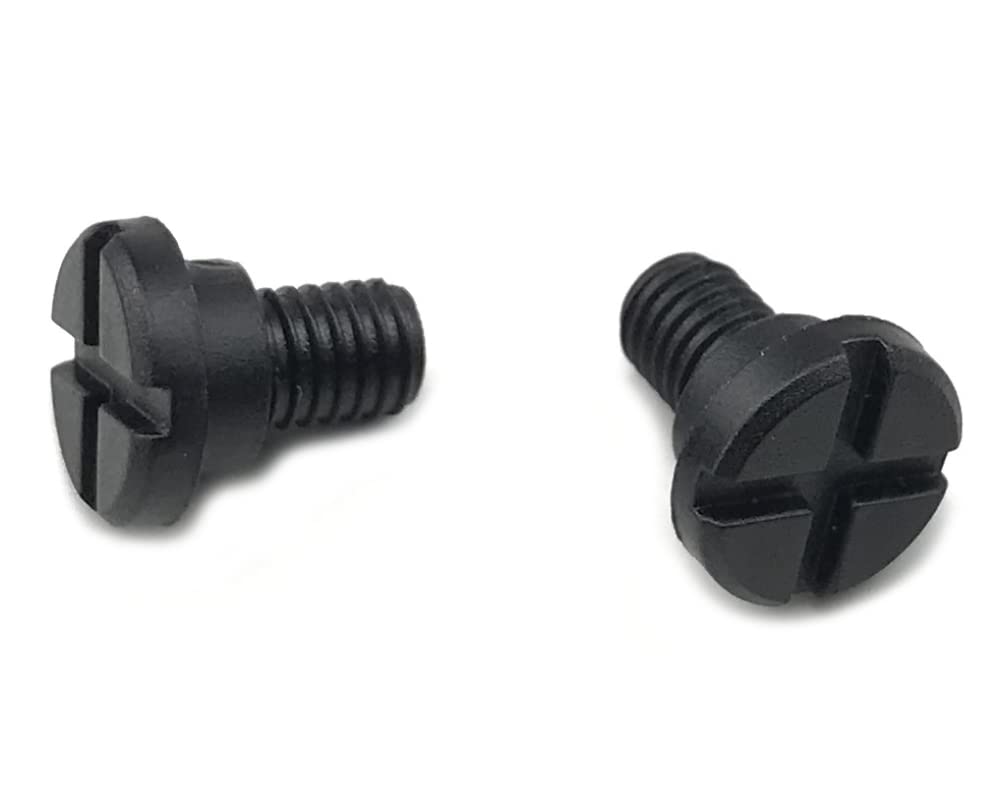 Troy Lee Designs SE4 VISOR SCREWS; TRANS BLACK (2 pack