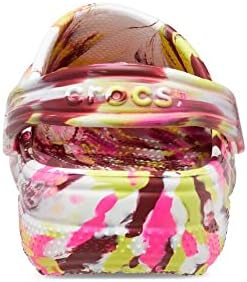 Crocs Unisex Classic Marbled Tie-dye Clog, Electric Pink/Multi, Numeric_7 US Men | Image 5