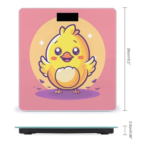 Báscula Digital Amarilla con LCD de Vidrio Templado miniatura 2