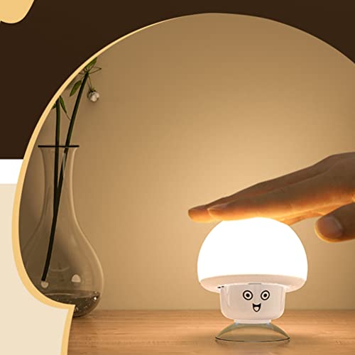 Yuciya Lampe de nuit en forme de champignon rechargeable à LED multicolore à intensité variable pour allaitement, chambre d'enfant, lampe de nuit en silicone pour chambre à coucher Cover