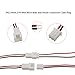 Cermant 50Pcs 25Pairs 2Pin XH2.54mm Mini Micro Male and Female Connection Cable Plug with 22AWG Red Black Terminal Connector Wire Cable 200mm
