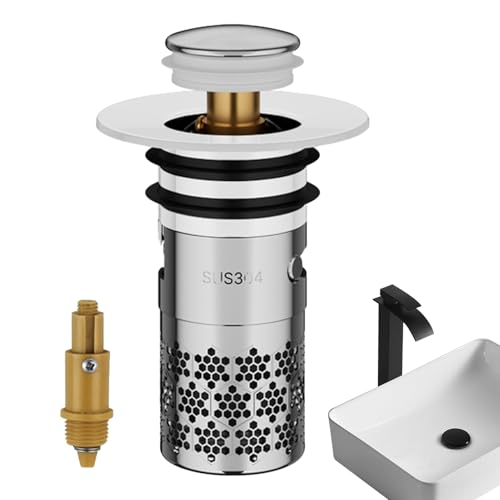 Filtro di scarico del pavimento – Basin -Stopper – Inserto in rete anti-appannamento | Dispositivo di protezione impermeabile per lavello, componente anti-odor per acque reflue, bagno da cucina