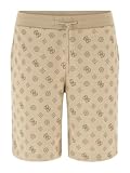 GUESS Pantaloncini Uomo con Logo all Over Z6GD03K2851 7621235956325 - XL Be