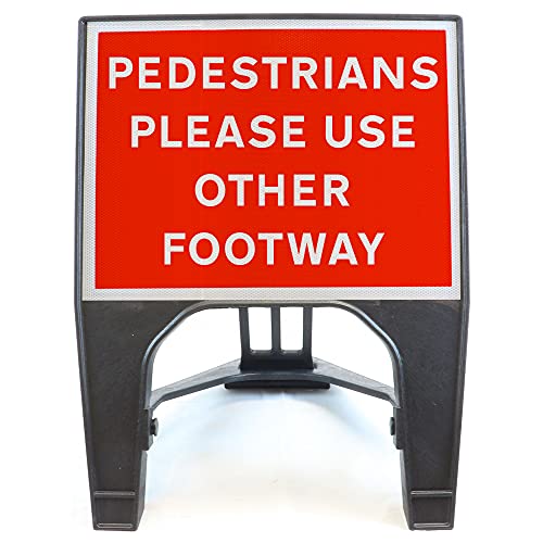 Pedestrians Please Use Other Footway 600x450mm Road Sign - P