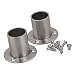 Produktbild BQLZR Edelstahl-Rohr Flansch Sockel Rod Halterung Halter für 25mm Durchmesser Rohr Hardware Packung mit 2