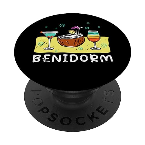 Benidorm Vacation Beach PopSockets Swappable PopGrip