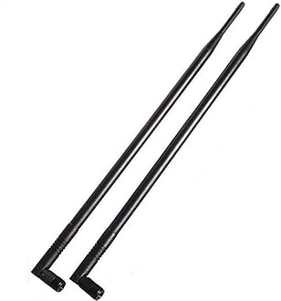 8dBi High Gain Long Range Dual Band WiFi 2.4GHz 5GHz 5.8GHz MIMO RP-SMA Male Antenna for PCI WiFi Router Wireless Network Bluetooth Card USB Adapter Security IP Camera Video Surveillance Monitor PC