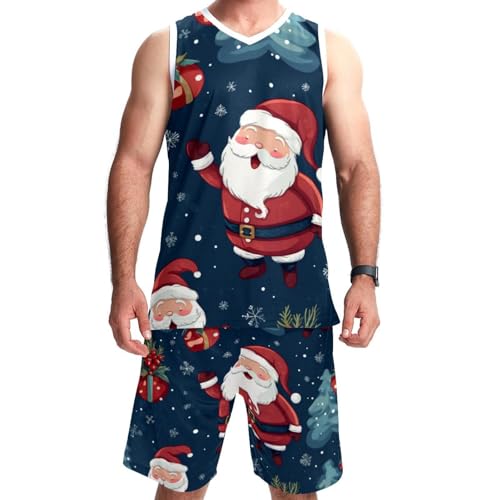 Combinaison de basket-ball de Noël en famille grand uniforme d'équipe avec poches pour tournoi