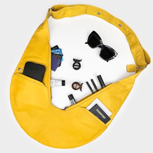 SASH Crossbody Bag - Leather Purse for Women - Travel Sling Bag with FRID-Protected Wallet2