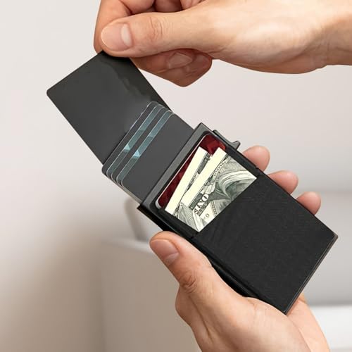 RFID Protection Wallet Card Holder Aluminum Alloy Gift for Men3