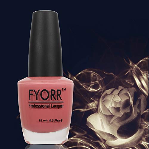 Image of FYORR Jelly Pink Professional Nail Polish | Long Lasting, Quick Dry, Chip Resistant, High Shine Nail Paint | Smooth & Easy Application, Vibrant Trendy Shades for Women & Girls Party Daily Use 15ml