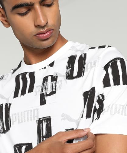 Image of Puma Men's Polyester Regular Fit T-Shirt