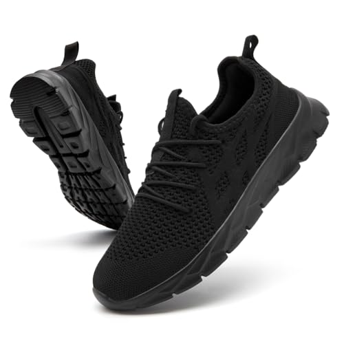 Image of DLWKIPV Mens Running Shoes Sneakers Non Slip Slip On Tennis Lightweight Athletic Cushioned Comfort for Walking Gym Fitness & Daily Training Leisure Sports
