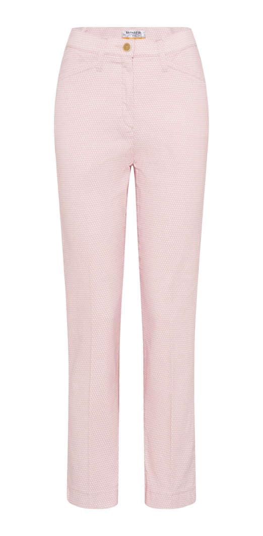 RAPHAELA Lorella Fine Minimal Print Pantaloni Eleganti da Uomo Donna