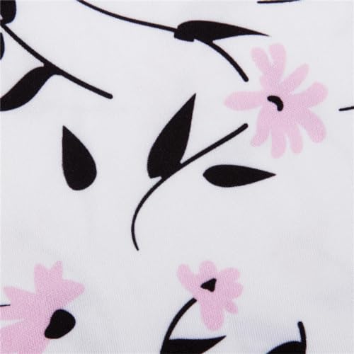 Prayer Dress for Girls Muslim Kids Islamic Floral Dresses Toddler Modest Outfit Ruffle Maxi Abaya Full Length Robe with Hijab4