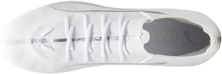 PUMA Mens Ultra 5 Pro Firm GroundArtificial Ground Soccer Cleats - White
