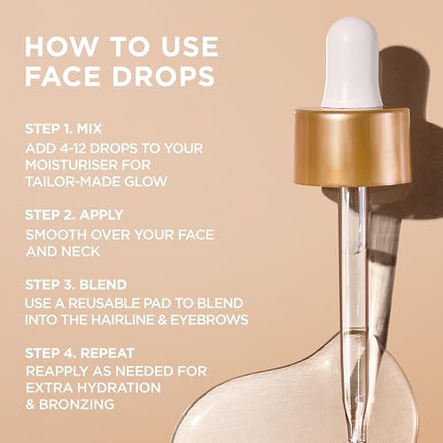 Garnier Ambre Solaire Natural Bronzer Self-Tan Drops for Face, Customizable Facial Bronzing Formula with Hyaluronic Acid and Coconut Water, Lightweight Liquid Drops with Dropper Applicator, 1.01 fl oz - image 5