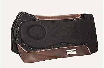 Downunder Horsemanship PRS Saddle Pad Black Felt Top Foam Bottom