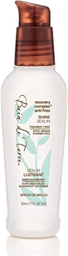 Bain de Terre Recovery Complex Anti-Frizz Shine Serum, Silky Shine & Frizz Control with Argan & Monoi Oils, Paraben-Free, Alcohol-Free, Color-Safe, Vegan
