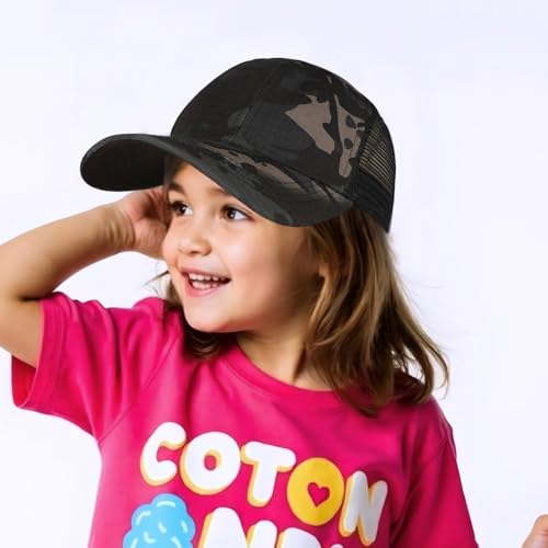 Adjustable Kids Camouflage Baseball Cap Breathable Mesh Golf Snapback Hat Fitted for Boys and Girls UV Protection Sun Hat3