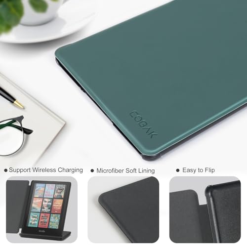 Image of CoBak Case for 7 inch E-Readers - All New PU Leather Cover with Auto Sleep Wake Feature for E-Readers 2024 Released