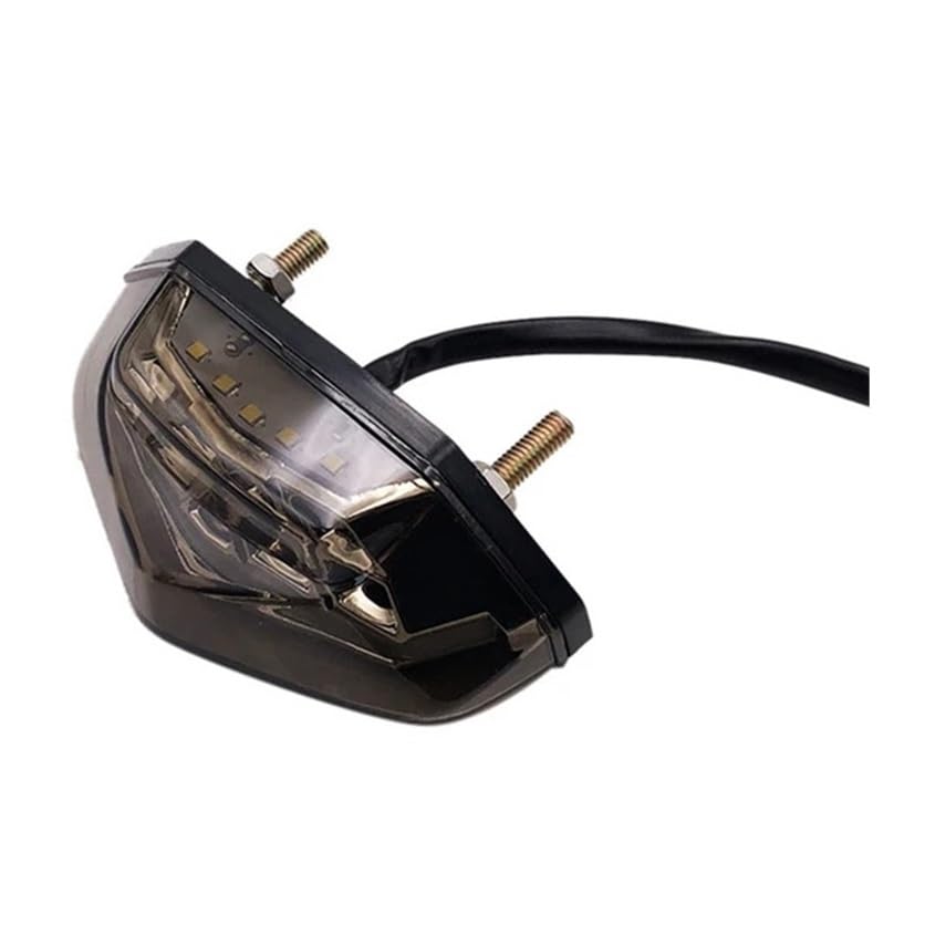 Feu stop moto LED 12V haute luminosité avec clignotants étanches intégrés