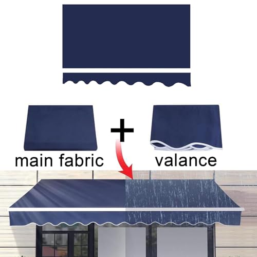 Toldo retráctil personalizado de poliéster resistente para exteriores 3