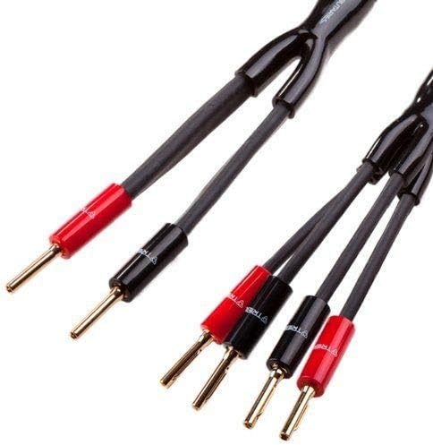6BW-B Series 6 Bi-Wire Speaker Cable Terminated with Banana Plugs (8 Feet)