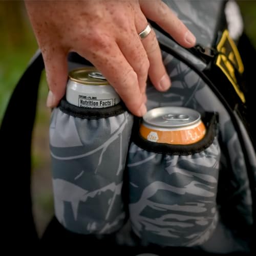 Image of STAR FRAME Beast Disc Golf Bag With Cooler | 25+ Disc Frisbee Golf Backpack | 3-Can Insulated Cooler | Light Durable Gray Men Women Disc Golf Bag | Huge Storage & 12oz Can Holders