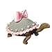 FORZENA Custom Sweater for Turtle Personalized Knitted Dinosaur Sweater Small Animal Sweater with Adjustable Strap Halloween Cosplay Costume for Pet Tortoise Turtle (5-10cm,Pink)