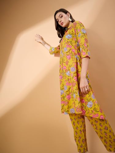 Image of TANISHA Women's Cotton Blend Co-ord Set