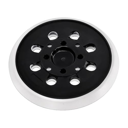 Piatto abrasivo da 125 mm con velcro per Bosch, piastra abrasiva da 125 mm con velcro, accessori per levigatrice orbitale PEX 300/400 AE/4000 AE/AdvancedOrbit 18(bianco)