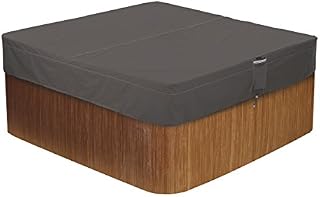 Classic Accessories Ravenna Water-Resistant 86 Inch Square Hot Tub Cover