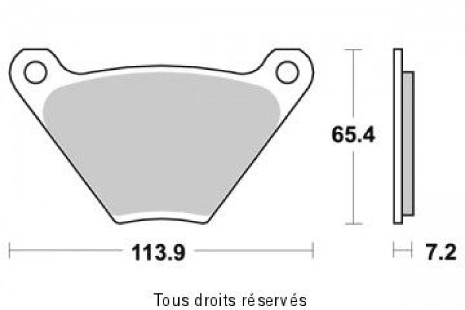Plaquette de frein pour restaurer une Harley Davidson 1000 XLCH AVG - 2