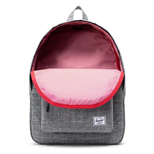 Image of Herschel Classic Backpack, Raven Crosshatch, Classic 24.0L