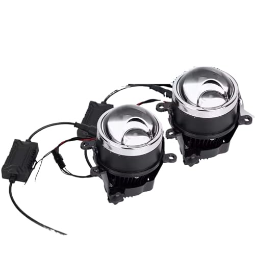 Antibrouillard avant pour Ford Focus MK2 MK3 et Fiesta, lentilles bi-led 3.0 pouces
