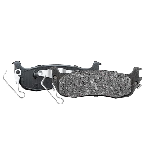 Image of Detroit Axle - Rear Brake Pads for 2005-2015 Nissan Armada 2004-2015 TITAN 2004 Pathfinder Armada 2004-2010 Infiniti QX56, Ceramic Brake Pads Replacement