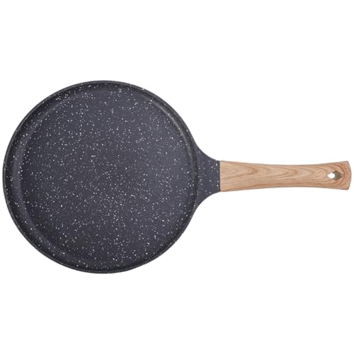 ZYNCUE Sartén antiadherente para crepes, filetes, huevos, sartén para freír el desayuno, aleación de aluminio, distribución uniforme del calor, 20 x 18,7 cm, 24 x 22,9 cm, 28 x 26,8 cm, compatible con