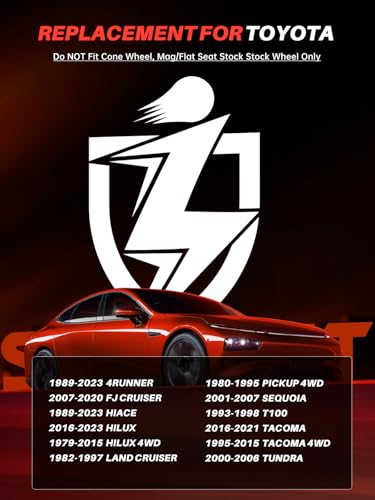 Image of Sposuit 24 Pcs M12x1.5 Chrome OEM Factory Lug Nuts, for Toyota, 37mm Length