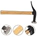 CRILSTYLEO Multi Function Shoe Repair Hammer with Slip Wooden Handle Durable Construction for and DIY Shoe Making Lightweight and Portable Hand Tool