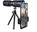 Produktbild Lively Monokulares Teleskop 4k 10-300x40 Mm Teleskop-Zoom Teleskop für Kinder und Anfänger, Verstellbarer Telefonhalter mit Stativständer