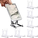 HZHSSG Supporti Mini per Espositore Carte – Confezione da 12, Supporto Regolabile in Acrilico Premium per Carte Espositore, Carte Graded, Carte PSA, Carte di Baseball, Carte Sportive