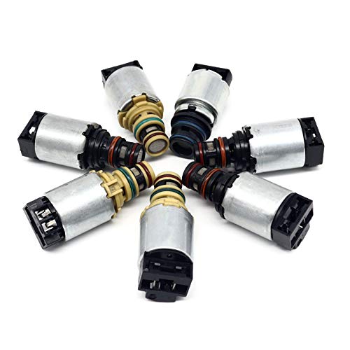 CAC 6T40 Transmission Solenoid Kit 7pcs Automatic Transmission Solenoid Refurbished Set Fit for Buic k LaCrosse CAPTIVA CRUZE 6T30 6T45